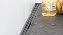 Caniveau filant 120cm recoupable Schluter-Kerdi-Line-Vario Design "Wave" 42 Inox