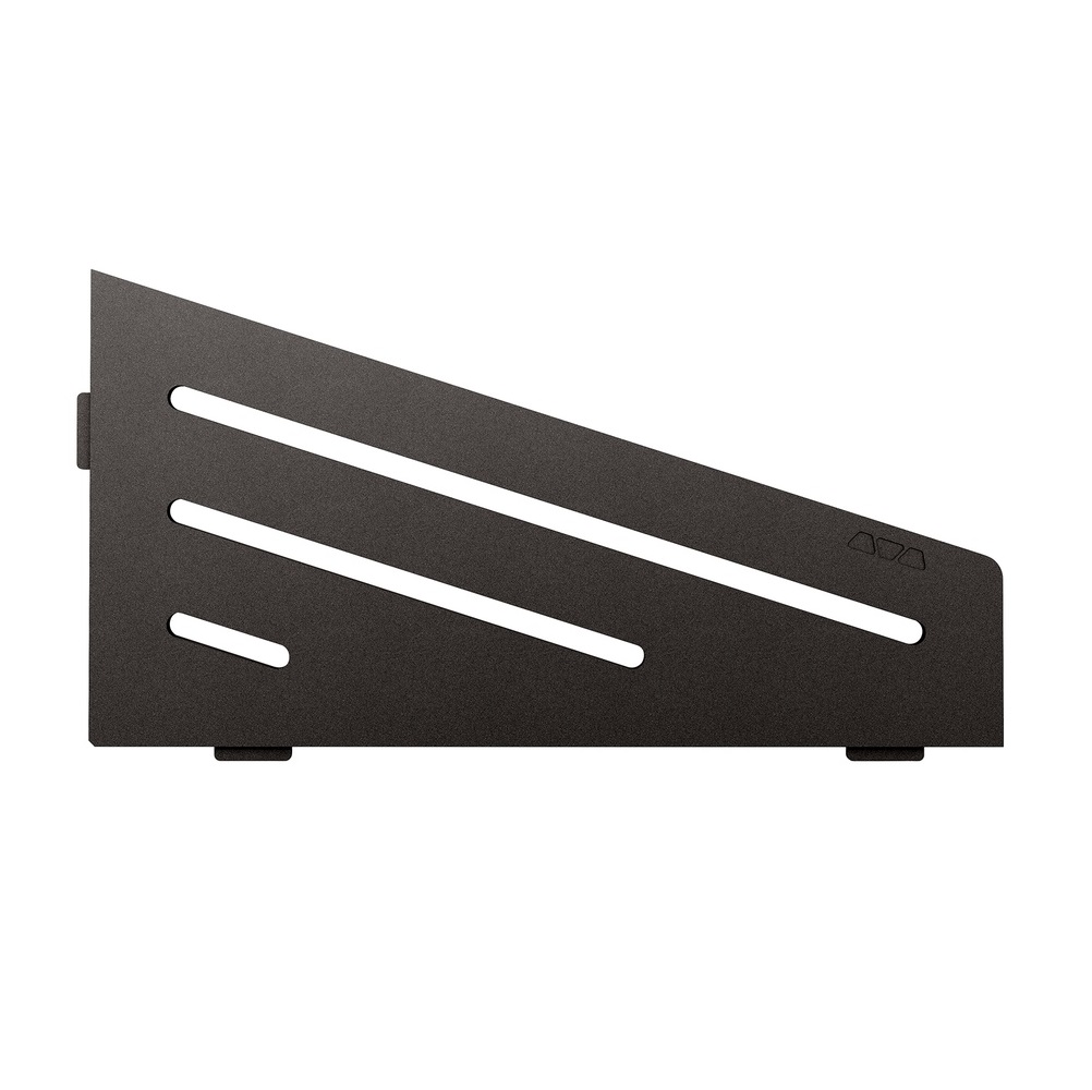 Schluter - Tablette "Wave" quadrilatérale d'angle 154x295mm Shelf-E-S3 - Anthracite structuré