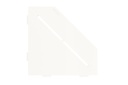 Schluter - Tablette "Pure" pentagonale d'angle 195x195mm Shelf-E-S2 - Blanc satiné