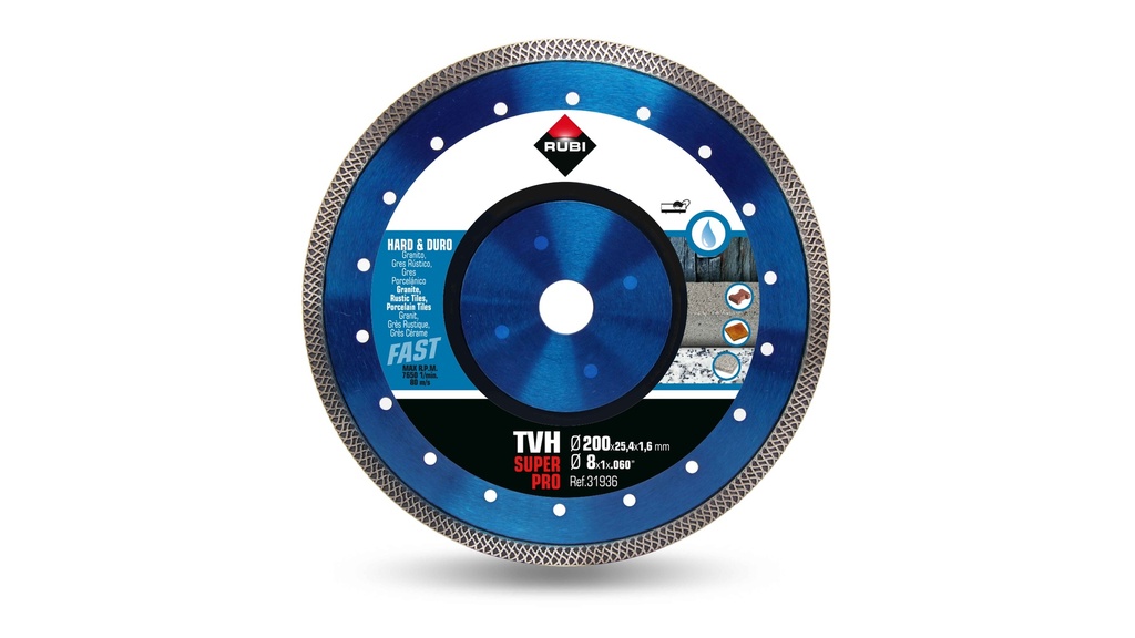 Disque diamanté TVH Turbo Viper 200mm