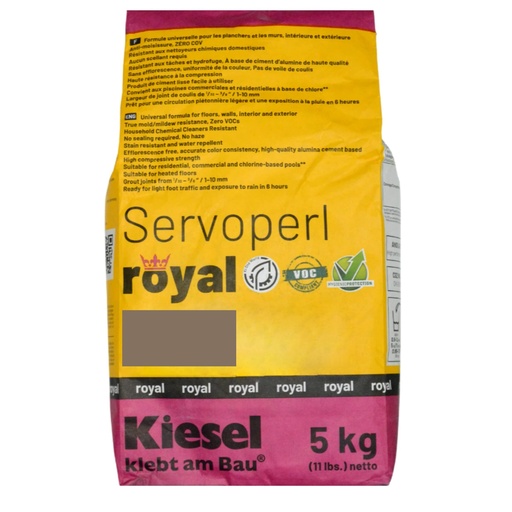 [Servoperl Royal - Bahama] Mortier à joint Servoperl Royal 5kg - Bahama