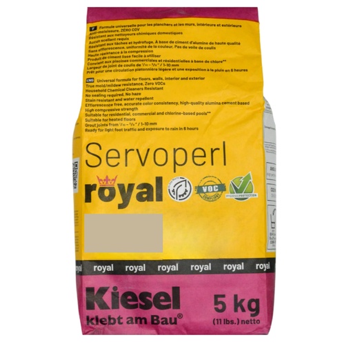 [Servoperl Royal Camel] Mortier à joint Servoperl Royal 5kg - Camel