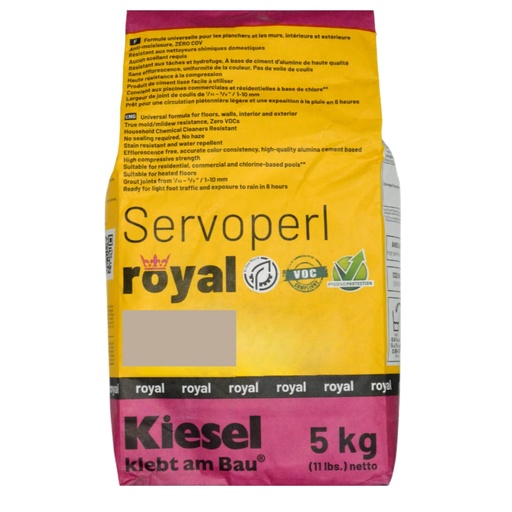 [Servoperl royal Mochachino] Mortier à joint Servoperl Royal 5kg - Mochachino